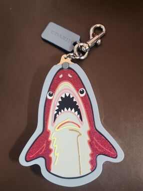 Coach x Sephora Glittery Sharky 5" Charm W/ Eye Shadow Palette & Adj. Mirror NIB